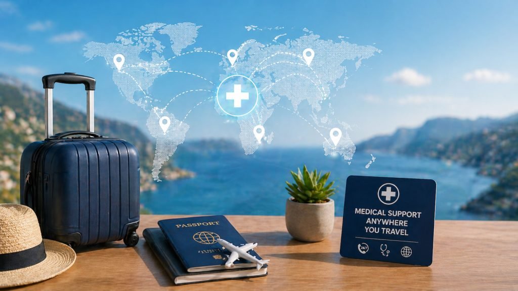 Global travel medical assistance support for travelers worldwide