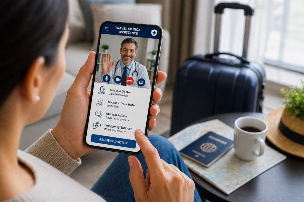 How travel medical assistance works with doctor on call